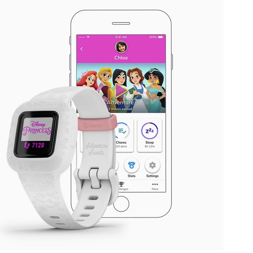 Garmin Vivofit Jr. 3 Kids Fitness Tracker, White